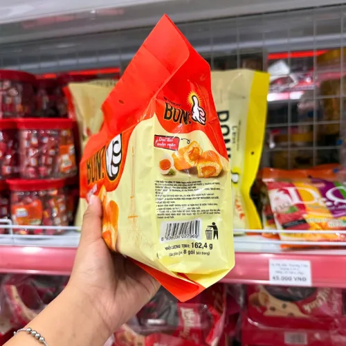 Nguồn hàng sỉ bánh Ăn Sáng Orion C'est Bon Vị Sốt Kem Trứng Lava 162.4g - Bịch Cam