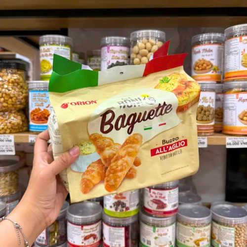 Nơi lấy sỉ bánh Nướng Giòn ORION BON! Baguette Vị Bơ Tỏi Đút Lò