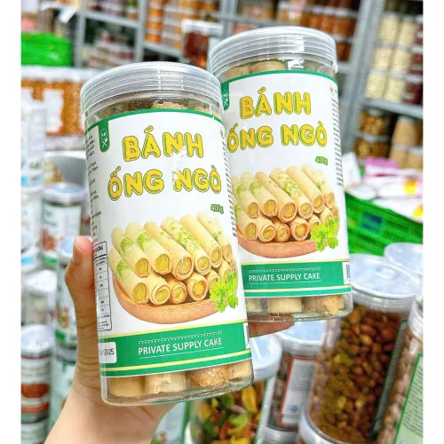 Chỗ sỉ bánh Ống Ngò Sầu Riêng Thơm Ngon 400g Hộp