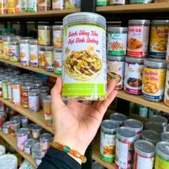 Bánh đồng tiền hạt dinh dưỡng thơm ngon đóng hũ PET 350g