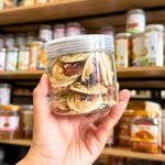Chỗ sỉ bánh Đồng Tiền Ngũ Vị Hạt 200g Hộp Pet