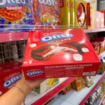 Chỗ sỉ bánh Oreo Pie Socola Pie Nhung Đỏ - Bánh Kinh Đô Oreo Đỏ 336g (12 Gói x 28g)