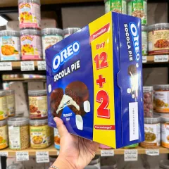 Bánh mềm Oreo Chocolate Pie Kinh Đô vị socola 392g (14 gói x 28g)