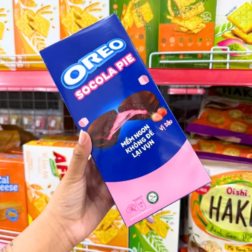 Bánh Pie Socola OREO vị Dâu 168g