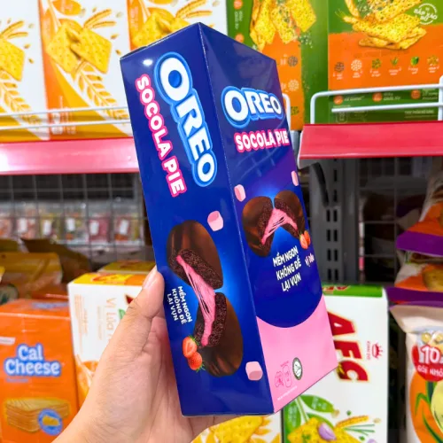 Bánh Pie Socola OREO vị Dâu 168g