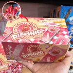 Bánh que Dippinic chấm sốt dâu, hộp 30 cái x 7g