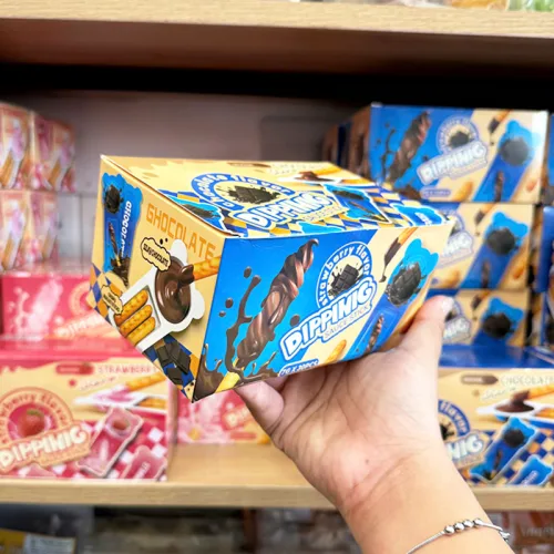 Shop sỉ bánh Que Chấm Sốt Socola Dippinic (7g x 30 Cái)