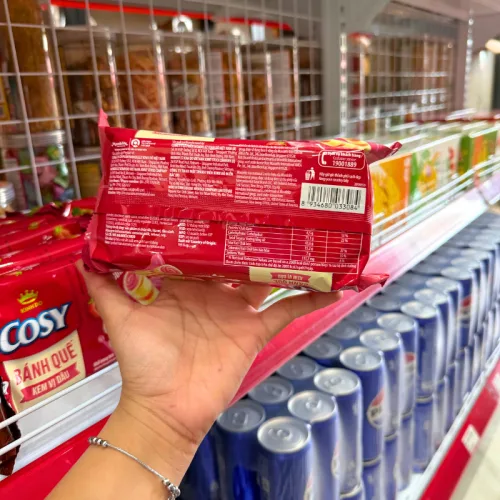 Nơi lấy sỉ bánh Quế Cosy (Vị Kem Lá Dứa, Vị Socola, Vị Dâu, Xoài Xí Muội) - Bánh Kinh Đô Cosy 117.6g/Túi