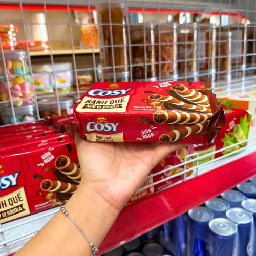 Nơi lấy sỉ bánh Quế Cosy (Vị Kem Lá Dứa, Vị Socola, Vị Dâu, Xoài Xí Muội) - Bánh Kinh Đô Cosy 117.6g/Túi