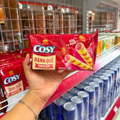 Nơi lấy sỉ bánh Quế Cosy (Vị Kem Lá Dứa, Vị Socola, Vị Dâu, Xoài Xí Muội) - Bánh Kinh Đô Cosy 117.6g/Túi