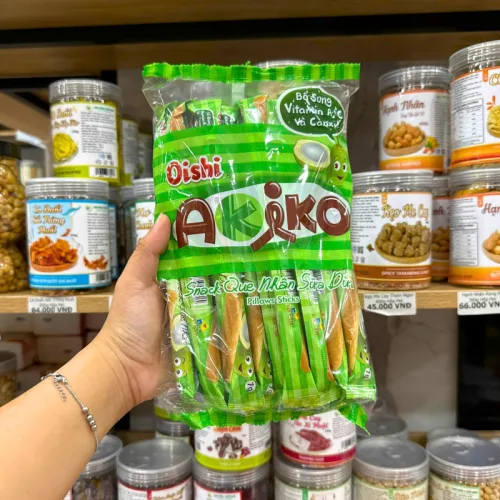 Vị cà phê tạo điểm nhấn cho kệ bánh que