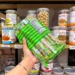 Nguồn hàng sỉ bánh Que Kem OISHI AKIKO Nhân Sữa Dừa 140g - Màu Xanh Lá