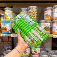 Nguồn hàng sỉ bánh Que Kem OISHI AKIKO Nhân Sữa Dừa 140g - Màu Xanh Lá
