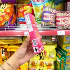 Chuyên sỉ bánh Que Đũa Phủ Dâu Ticky Uni Firms Combo 3 Hộp - Màu Hồng