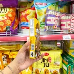 Combo 3 hộp bánh que đũa Ticky Uni Firms phủ gấp đôi socola, màu vàng