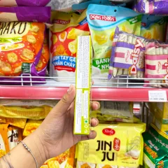 Combo 3 hộp bánh que đũa Ticky Uni Firms phủ trà xanh, màu xanh lá