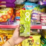 Combo 3 hộp bánh que đũa Ticky Uni Firms phủ trà xanh, màu xanh lá