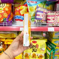 Combo 3 hộp bánh que đũa Ticky Uni Firms phủ yogurt cam - Màu cam