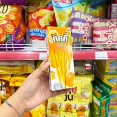 Shop sỉ bánh Que Đũa Phủ Yogurt Cam Ticky Uni Firms - Màu Cam