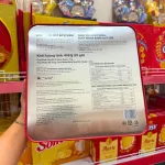 Bánh quy sữa Cosy Marie vị vani hộp thiếc 408g kèm túi