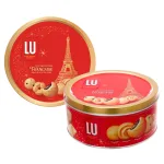 Chỗ sỉ bánh Quy Bơ LU Hộp Thiếc Tròn 180g
