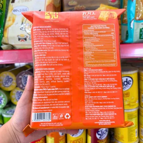 Chuyên sỉ bánh Quy Chà Bông Gà Richy Kenju 192g