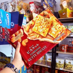 Bánh quy Florentan Nutty Biscuit HONGYA hạnh nhân, hạt điều 256g