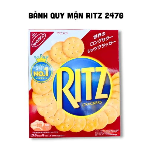 Bánh quy mặn RITZ dòng Cracker, khối lượng 247g