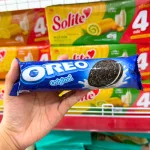 Bánh quy nhân kem vị vani Oreo, khối lượng 105g