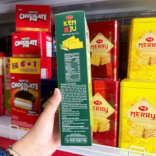 Bánh Mỏng Giòn Rau Củ KENJU RICHY 168gr