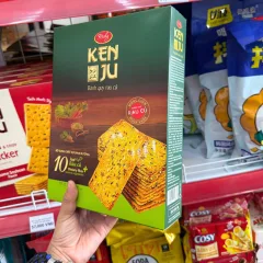 Bánh quy rau củ Kenju của Richy, hộp giấy vuông 288g