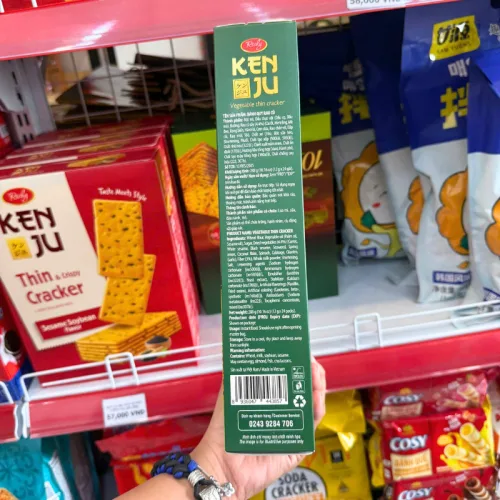 Bánh quy rau củ Kenju của Richy, hộp giấy vuông 288g