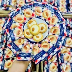 Bánh quy socola khối lượng 1kg, nhân sữa hạnh nhân