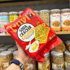 Bánh quy soda GODINN vị mè đen dành cho ăn kiêng 400g