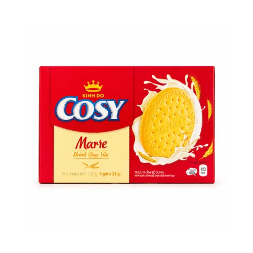Bánh Quy Sữa Cosy Marie - Bánh Kinh Đô - Bánh Cosy 120g (5 Gói x 24g) – một lựa chọn đáng tham khảo trong Bánh quy, bánh gạo, bánh xốp, snack