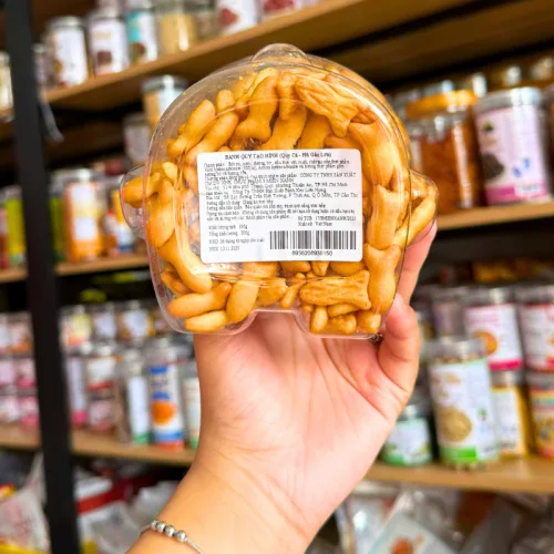 Nơi lấy sỉ bánh Quy Tạo Hình (Quy Cá) 300g - Hộp Gấu Lớn