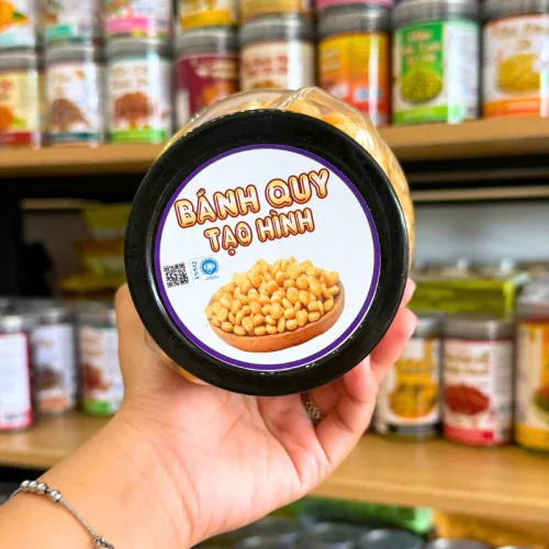 Bánh quy hạt ngọc tạo hình gấu lớn, hộp 300g