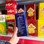 Nơi lấy sỉ bánh Quy Đường RICHY MERRY Thiếc Hình Trụ 156g (3 Màu Xanh Dương/ Vàng/ Đỏ)