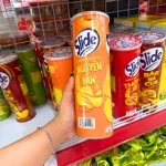 Bánh khoai tây lát Slide vị nguyên bản, hộp màu cam 145Gr