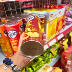 Chuyên sỉ bánh Snack Khoai Tây Lát Slide Vị Thịt Nướng - Bánh Slide Khoai Tây Màu Nâu 145Gr (Hộp To)
