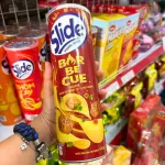 Chuyên sỉ bánh Snack Khoai Tây Lát Slide Vị Thịt Nướng - Bánh Slide Khoai Tây Màu Nâu 145Gr (Hộp To)