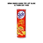 Shop sỉ bánh Snack Khoai Tây Lát Slide Thơm Cay - Bánh Slide Khoai Tây Màu Đỏ 145Gr (Hộp To)
