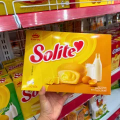 Nơi lấy sỉ bánh Solite Trứng Kem Vị Bơ Sữa - Bánh Kinh Đô Solite Bơ Sữa 288g (16 Gói x 18g)