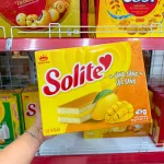 Bánh Solite Kinh Đô vị Xoài Trứng Kem 238g, 14 gói