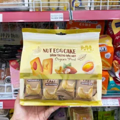 Bánh trứng Organic Food MH rắc hạt dinh dưỡng, gói 20 cái