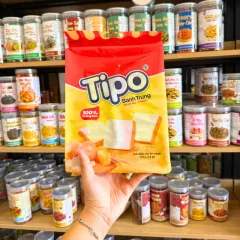 Chuyên sỉ bánh Trứng Tipo Kem Sầu Riêng, Trứng - Bánh Tipo Gói Lớn 220g