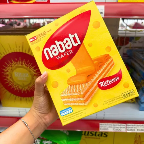 Chuyên sỉ bánh Xốp Nabati Richoco Vị Phô Mai 300g (20 Gói x 15g)