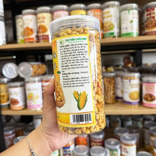 Nơi lấy sỉ bắp Giòn Gà Cay (Bắp Mix Khô Gà) 400g - Hộp Pet