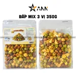 Chỗ sỉ bắp Mix 3 Vị 350g Thơm Ngon Túi Zip