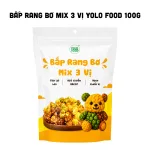 Nơi lấy sỉ bắp Rang Bơ Mix 3 Vị Yolo Food 100g